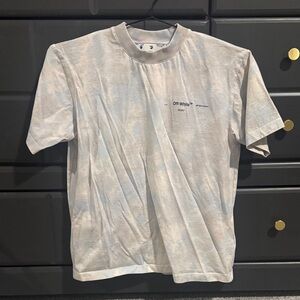 Off-White Tie Dye Gray Tee